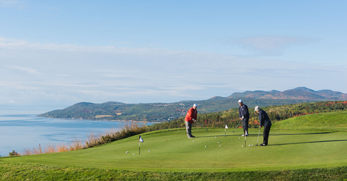 3 clubs de Golf dans Charlevoix